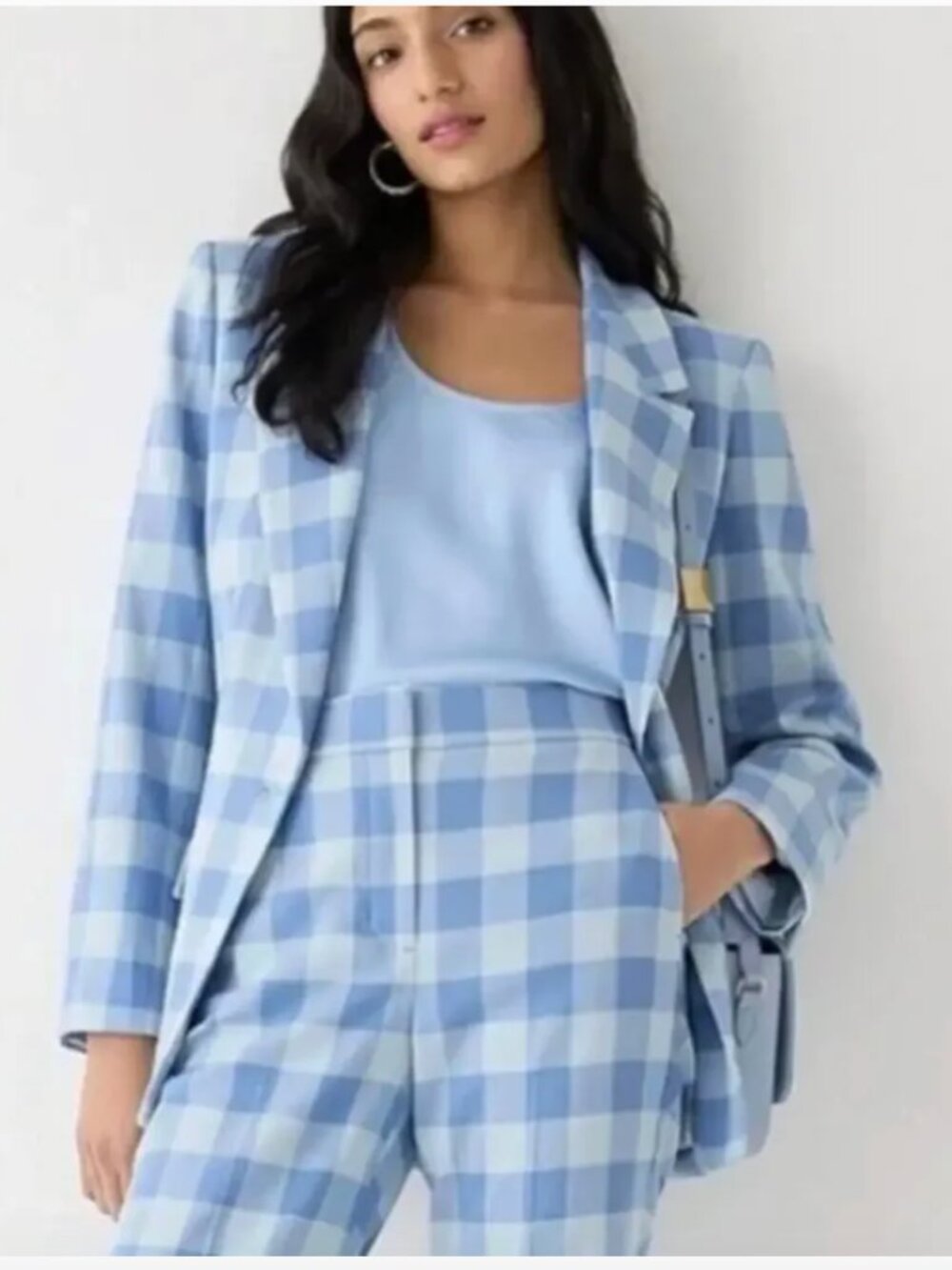 J. Crew Willa blazer in Gingham Plaid Checked  Italian City Wool Jacket 16 - Picture 7 of 7